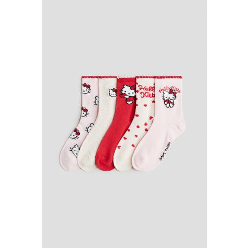 5-PACK MOTIF-DETAIL SOCKS