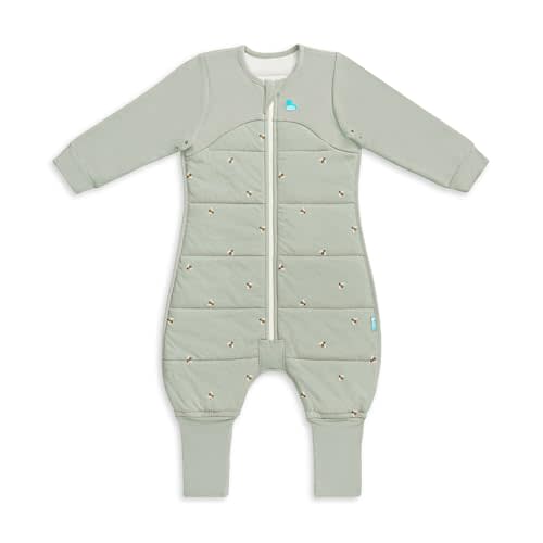 Love to Dream Sleep Suit, Long Sleeve Quilted Cotton 2.5 TOG, Baby Wearable Blanket with Legs