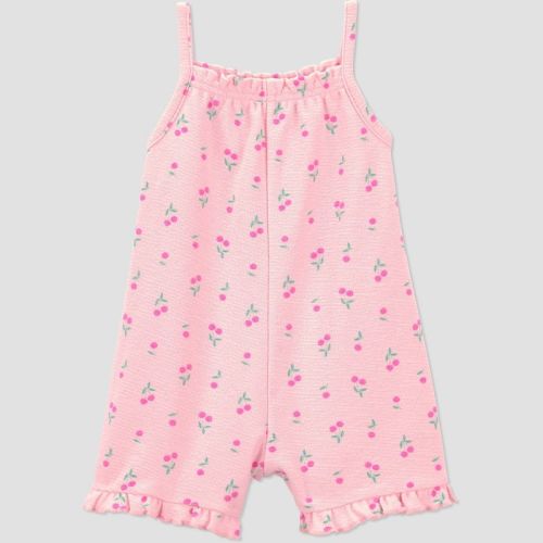 Carter's Just One You® Baby Girls' Cherry Graphic Romper - Pink Newborn