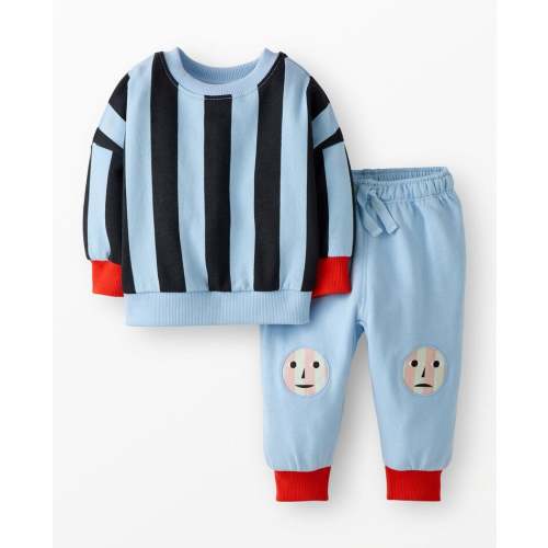Baby Dusen Dusen Oversized French Terry Sweatshirt & Sweatpants Set | Hanna Andersson