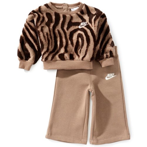 Nike Baby Girls Wild Warm Crewneck Top & Wide Legging 2-Piece Set