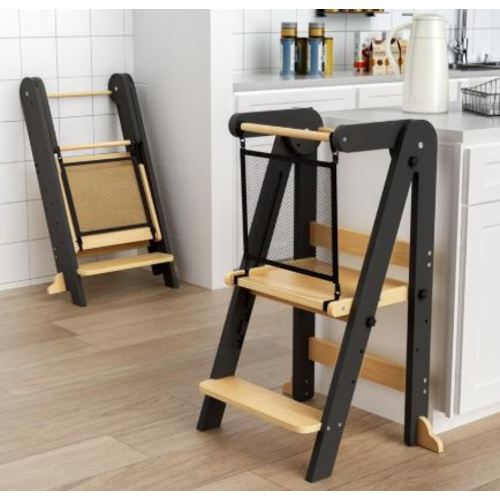 Foldable Toddler Kitchen Step Stool