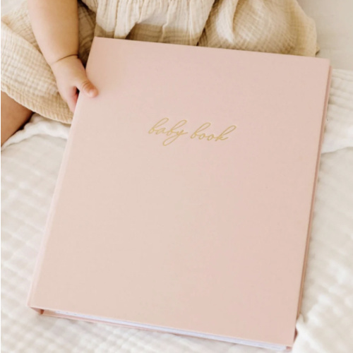 First Year Baby Memory Book - Pink
