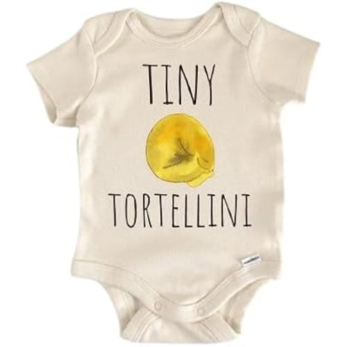 Italian Pasta Tortellini - Baby Boy Girl Clothes Infant Bodysuit Funny Cute Newborn