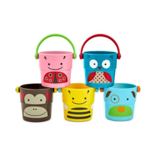 SKIP*HOP Zoo Stack and Pour Buckets