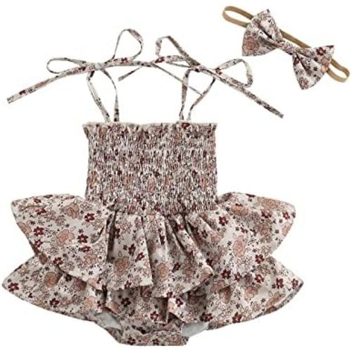 MA&BABY 0-6Y Summer Family Matching Outfits Sisters Romper Dress Brother Shirt Cute Floral Print Outfits Sets