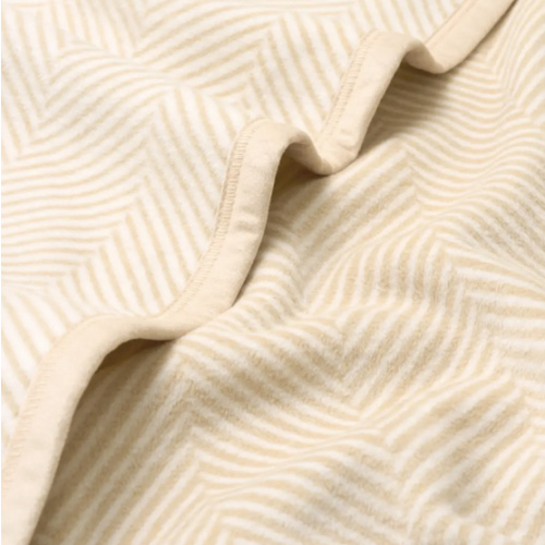 Harborview Herringbone Cream Blanket