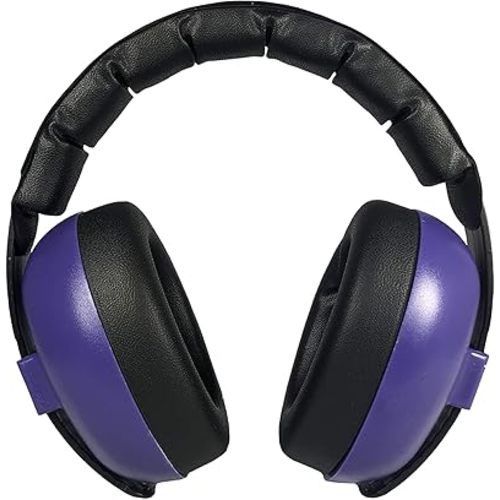 BANZ Earmuffs Infant Hearing Protection – Ages 0-2 Years (Dark Purple)