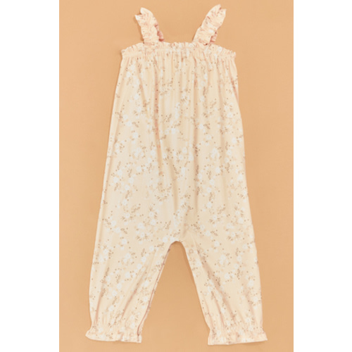 Dolly Daisy Ruffle Overalls in Mauve | AS Kids