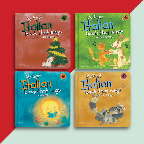 Italian Books for Toddlers - Singing Bilingual Set – Lufi & Friends