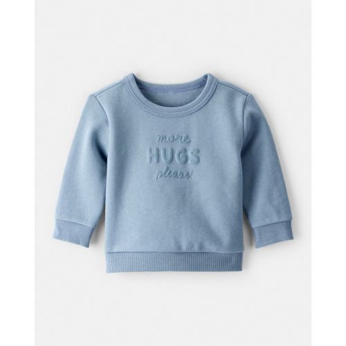 Baby Boy DayDream Fleece Sweatshirt - Blue | Carter's