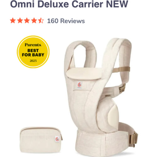 Shop Omni Deluxe Baby Carrier - NEW CARRIER | Ergobaby