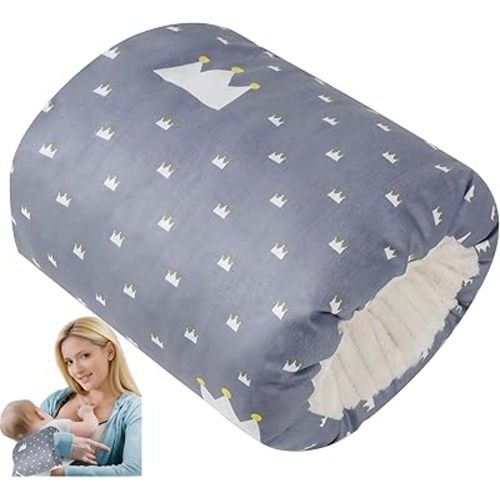 Baby Feeding Arm Pillow,Nursing Arm Pillows for Breastfeeding,Soft Cotton for Newborn, More Support for Mom and Baby,Portable and Washable,Ergonomic Nursing Essentials(Broadcrown)