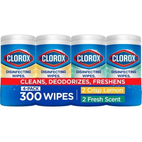 Clorox Disinfecting Wipes Value Pack - 300ct/4pk