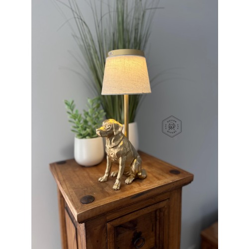 Labrador Retriever Dog Lamp | Cordless Rechargeable Accent Light | Trendy Home Decor