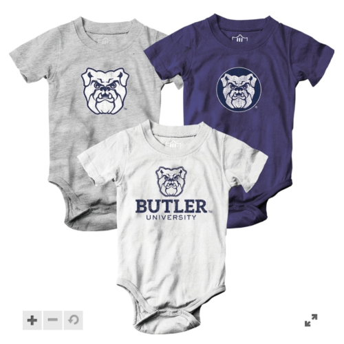 Butler University Infant Bodysuit 3-Pack