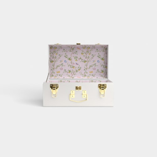 Mini Trunk - White - Sylvia's Summer / No Embroidery