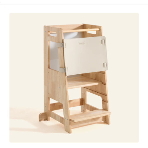 HARPPA Nordo | Safe & Stable Montessori Toddler Kitchen Wooden Tower - Perfect for Cooking & Learning, Counter Helper, Kitchen Tower, Gift for 2 Year Old