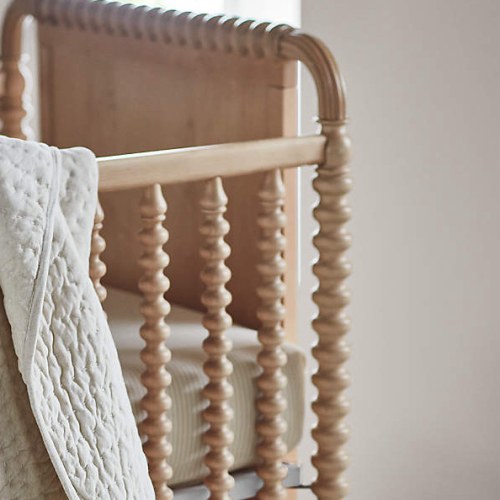 Baby's First Natural Stripe Organic Cotton Jersey Baby Crib Fitted Sheet