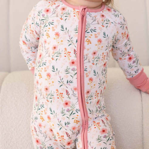 Winnie's Wildflowers Convertible Zip Romper