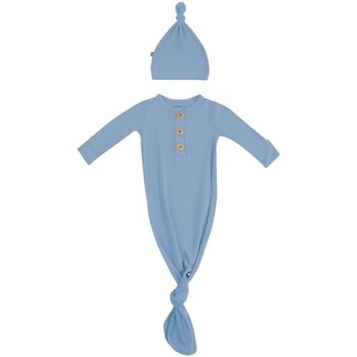 KYTE BABY Knotted Gown with Hat Set