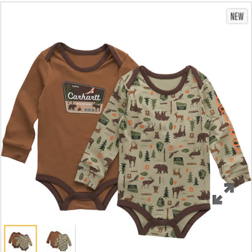 Boys' 2-Piece Long Sleeve Outdoor Bodysuit Set (Baby) | Kids' Sets | Carhartt