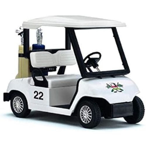 KiNSFUN Golf Cart 4½" Die Cast Metal Model Pullback Action Toy