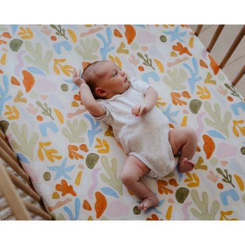 Arlo Jersey Cotton Cot Sheet