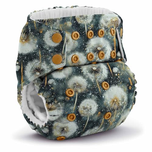 Kanga Care Rumparooz G3 Stay Dry Cloth Diaper Reusable One Size Pocket Diaper Patented Inner Double Gusset 2 pcs Microfiber Insert Soaker (6-55+ lbs) - Wanderpappus