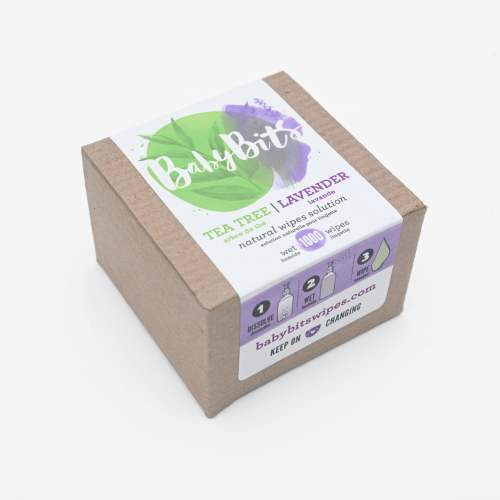 Baby Bits Natural Cloth Wipes Solution – Pleasant Lavandar Scent | ClothDiaper.com – ClothDiaper.Com