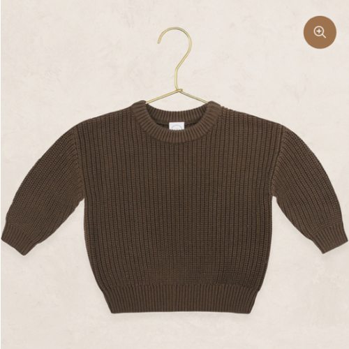 Knit Chunky Sweater - Cocoa