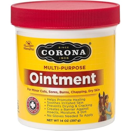 Corona Horse Ointment 14oz Multi-Purpose Relief with Lanolin for Horses