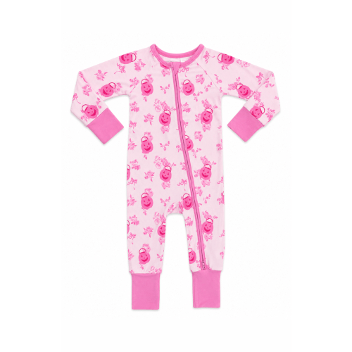 Candy Pail Garden Zipper Romper