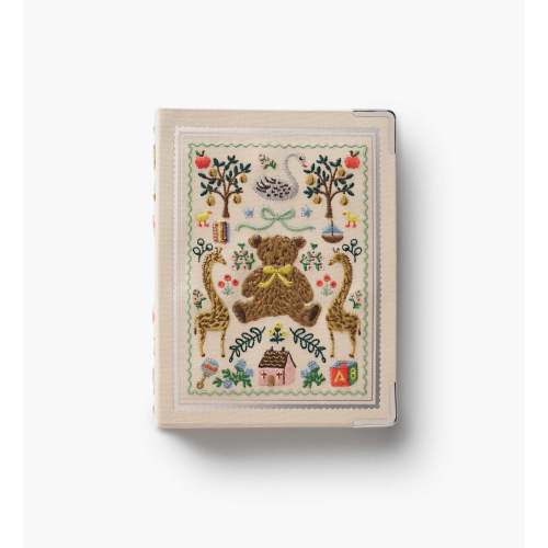 Rifle Paper Co. Embroidered Small Photo Album - Storybook - Embroidered Small Photo Album - Storybook