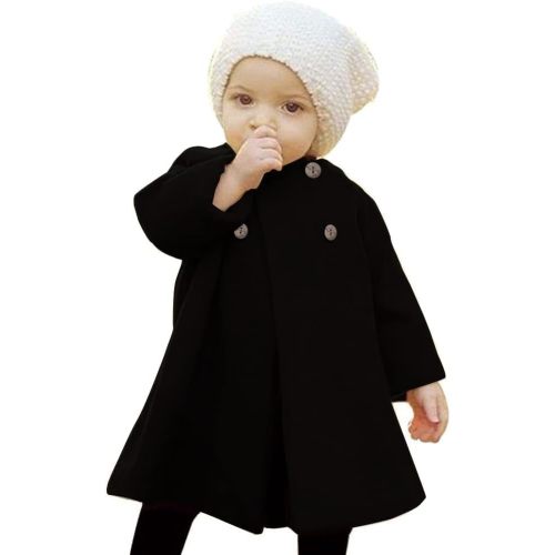Baby Coats Fall Winter Kid Baby Girl Cloak Button Jacket Clothes Baby Outwear Clothes