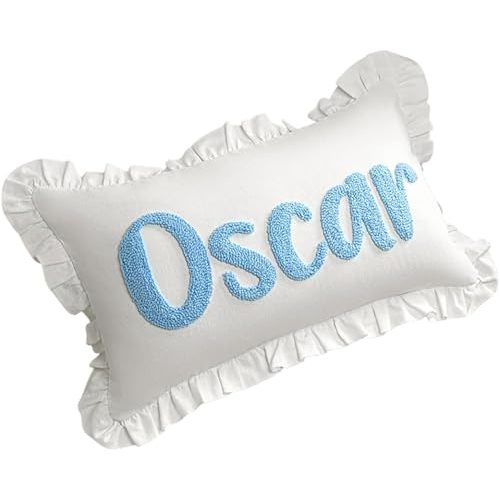 mia'spillow lab Personalized Baby Name Pillow, Custom Toddler Gift, Newborn Gift, New Mom Gift, Pregnancy Gift, Baby Reveal, Punch Needle