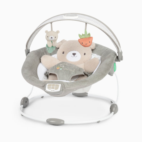 Ingenuity InLighten Baby Bouncer Seat with Light Up Toy Bar - Nate
