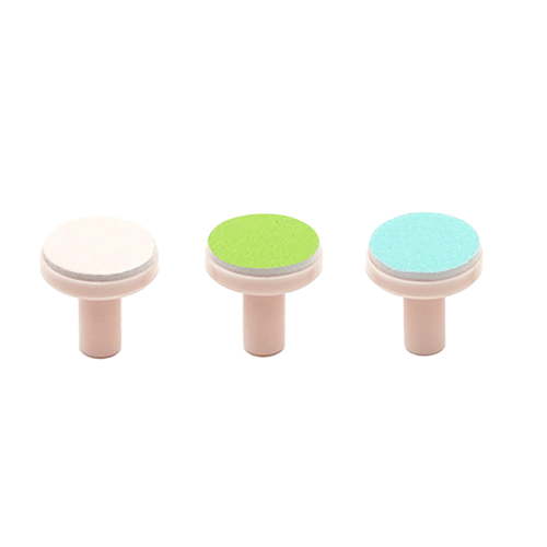 Little Martin's: Baby Electric Nail Trimmer - Replacement Heads - Pink 3pc Pack - Interchangeable Pads, Finger & Toenail Filing, Infant & Kid Safe