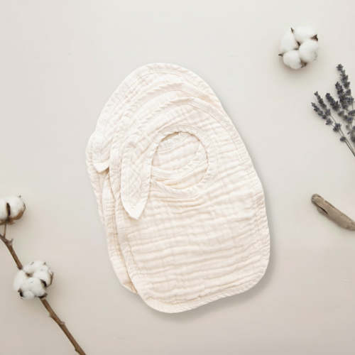 Organic Cotton Muslin Baby Bibs 3-pack | Blaynk