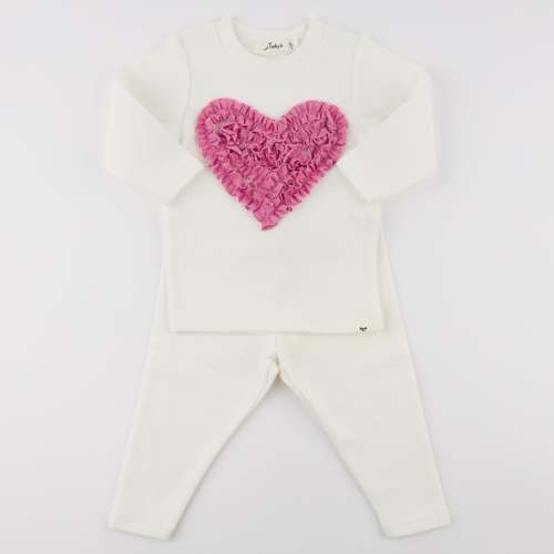 Sparkle Ruffle Heart (0-3 mos)