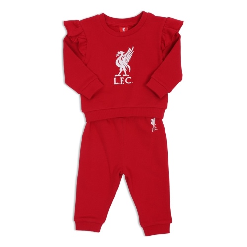 LFC Baby Frill Jog Set Red