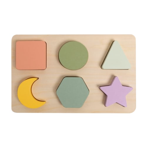 Wooden Shapes Puzzle – Hello Gracie Lou