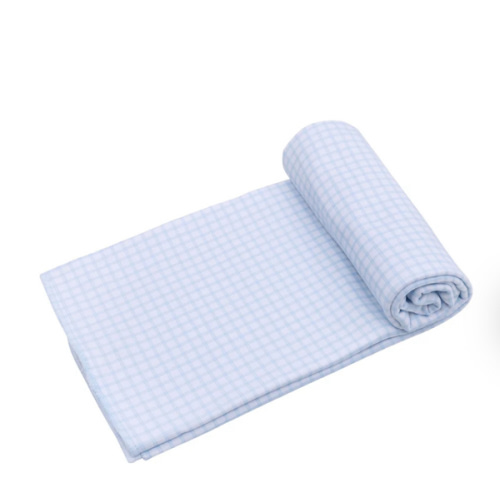 Peek-A-Boo Wishes Swaddle Blanket - Light Blue