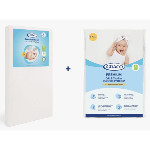 Graco Bed Mattress & Protector - 2 pack