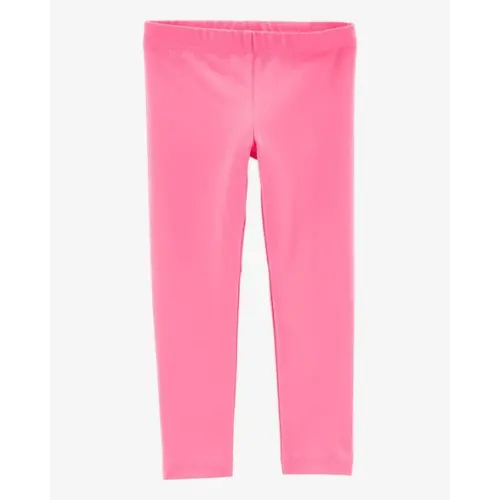 Baby Girl Cotton Stretch Leggings - Pink | Carter's