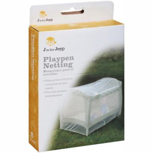 Jeep Universal Size Pack N Play Mosquito Net Tent, White
