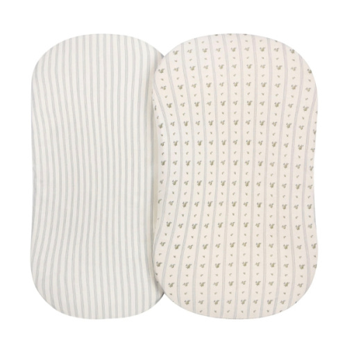 Linear Berry Leaf Bassinet Sheet Set – Ely's & Co.