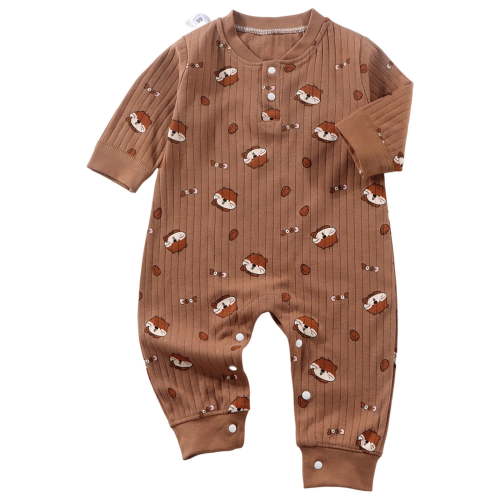 Baby Newborn Romper ClothesCotton for 9-12 Months Baby Baby Long Sleeved Bodysuits Newborn Clothes Boys And Girls Underwear Pajamas Rompers And Home Clothes