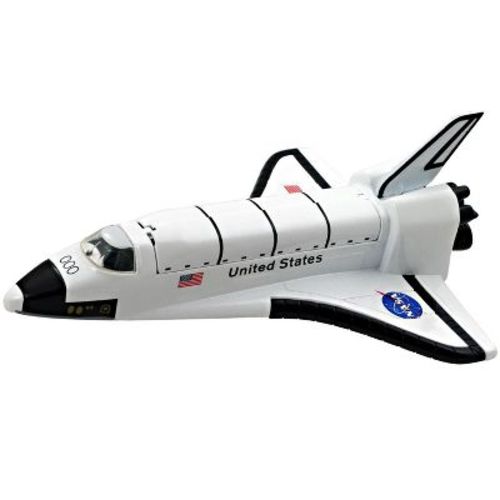 Planes 7" Die-cast Metal Space Shuttle with Pull Back n Go Action.