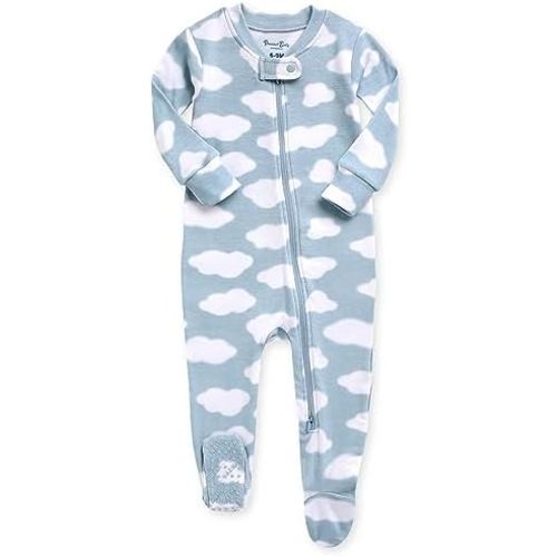 VAENAIT BABY Infant Toddler Boys Girls Footed Pajamas One-PIece Romper Sleep and Play 0M-2T